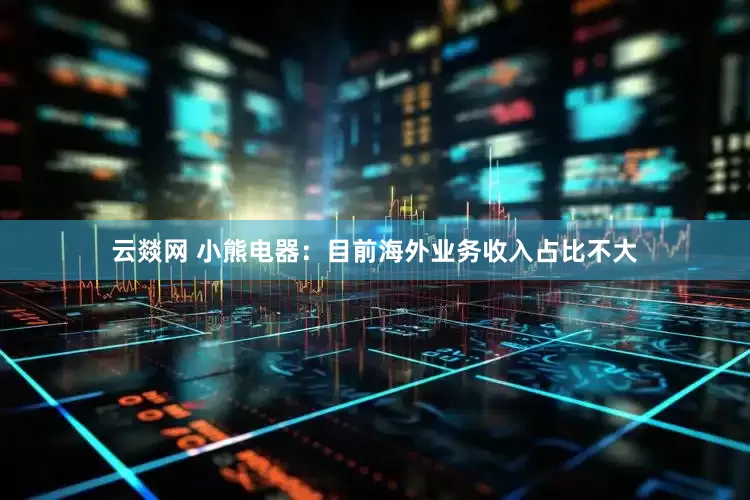 云燚网 小熊电器：目前海外业务收入占比不大